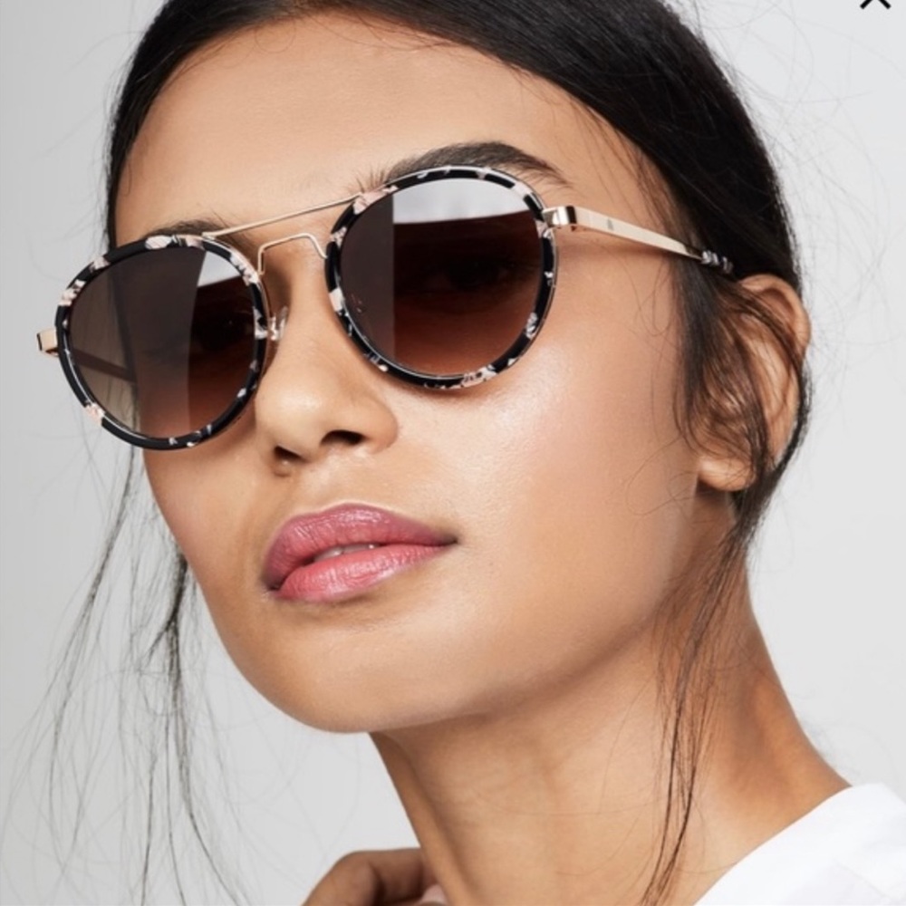 Lele sadoughi downtown aviator sunglasses